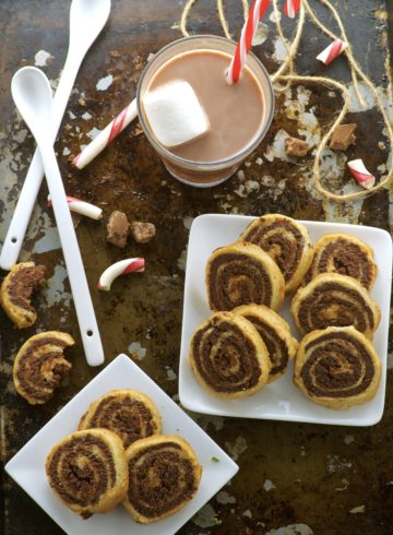 Peppermint Chocolate Pinwheel Cookies. Peppermint and chocolate play in complete harmony in this soft dessert cookie