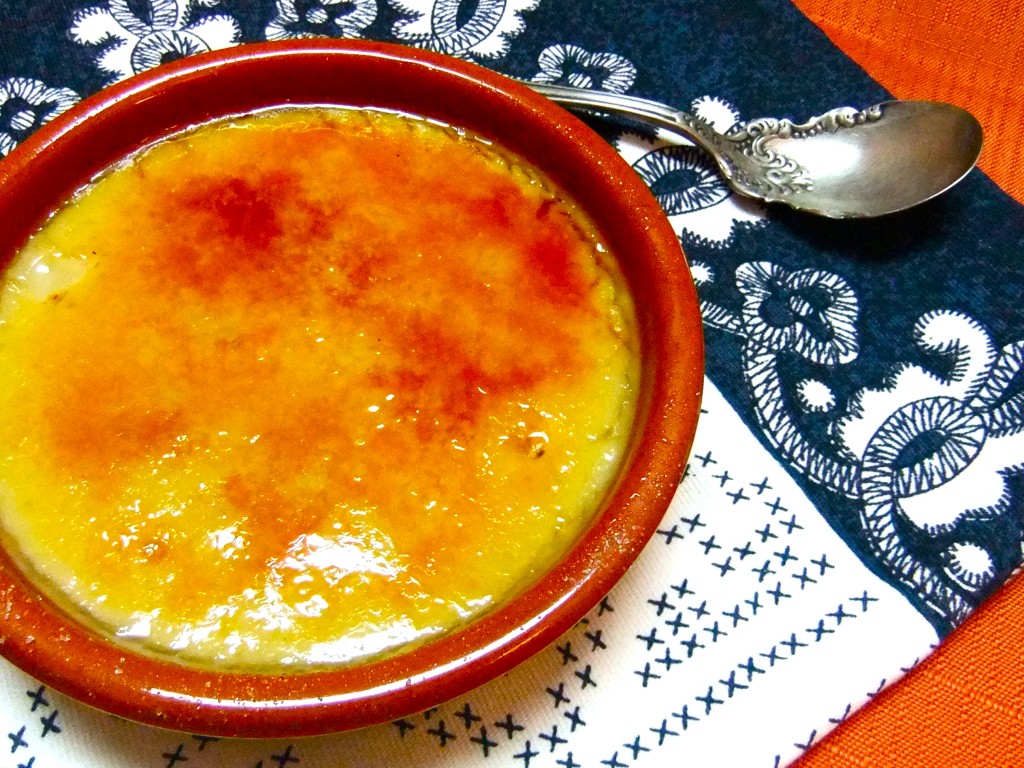 Lemon Infused Almond Milk Custard