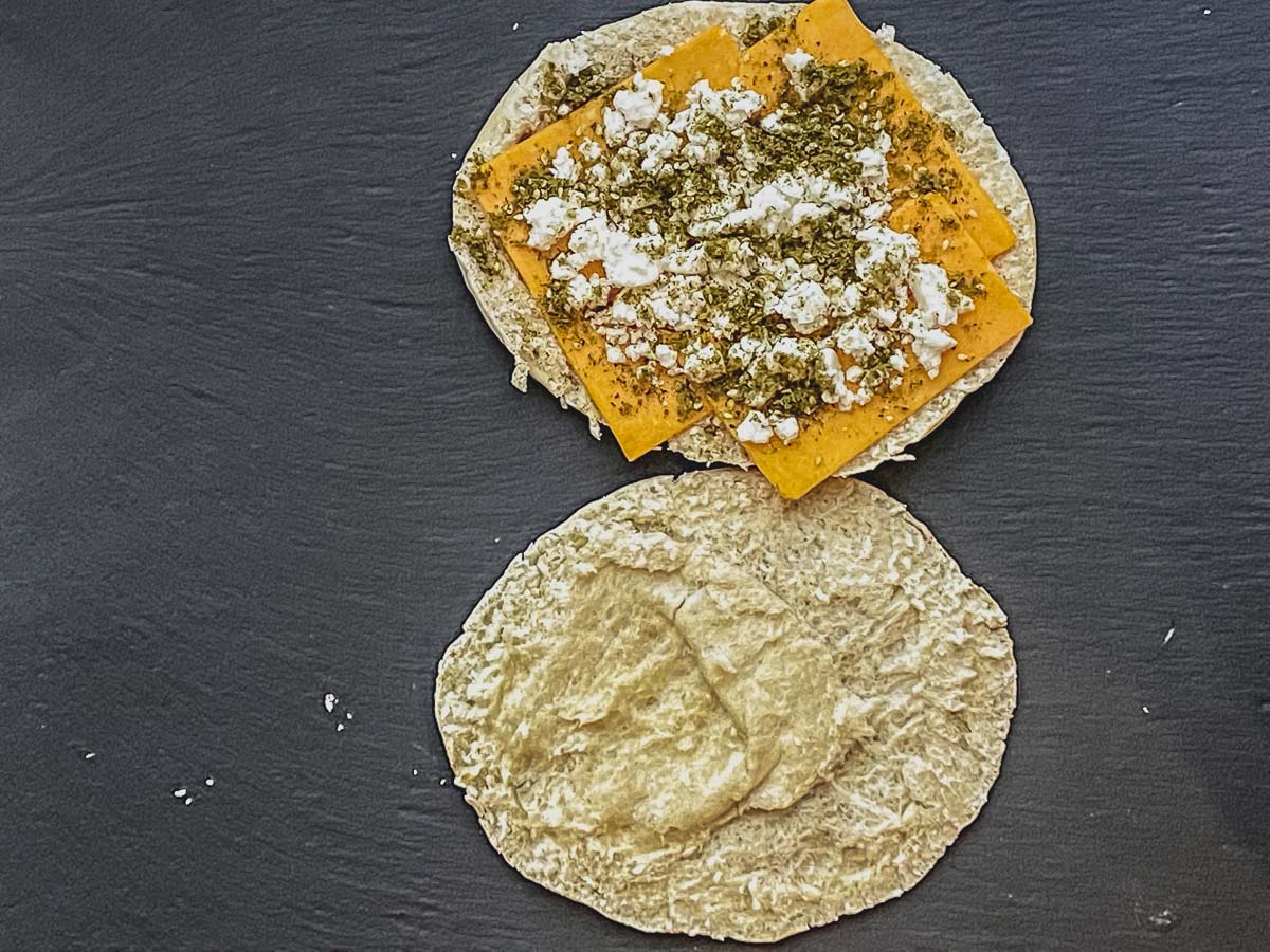 Za'atar Grilled Cheese Pita Sandwich May I Have That Recipe?