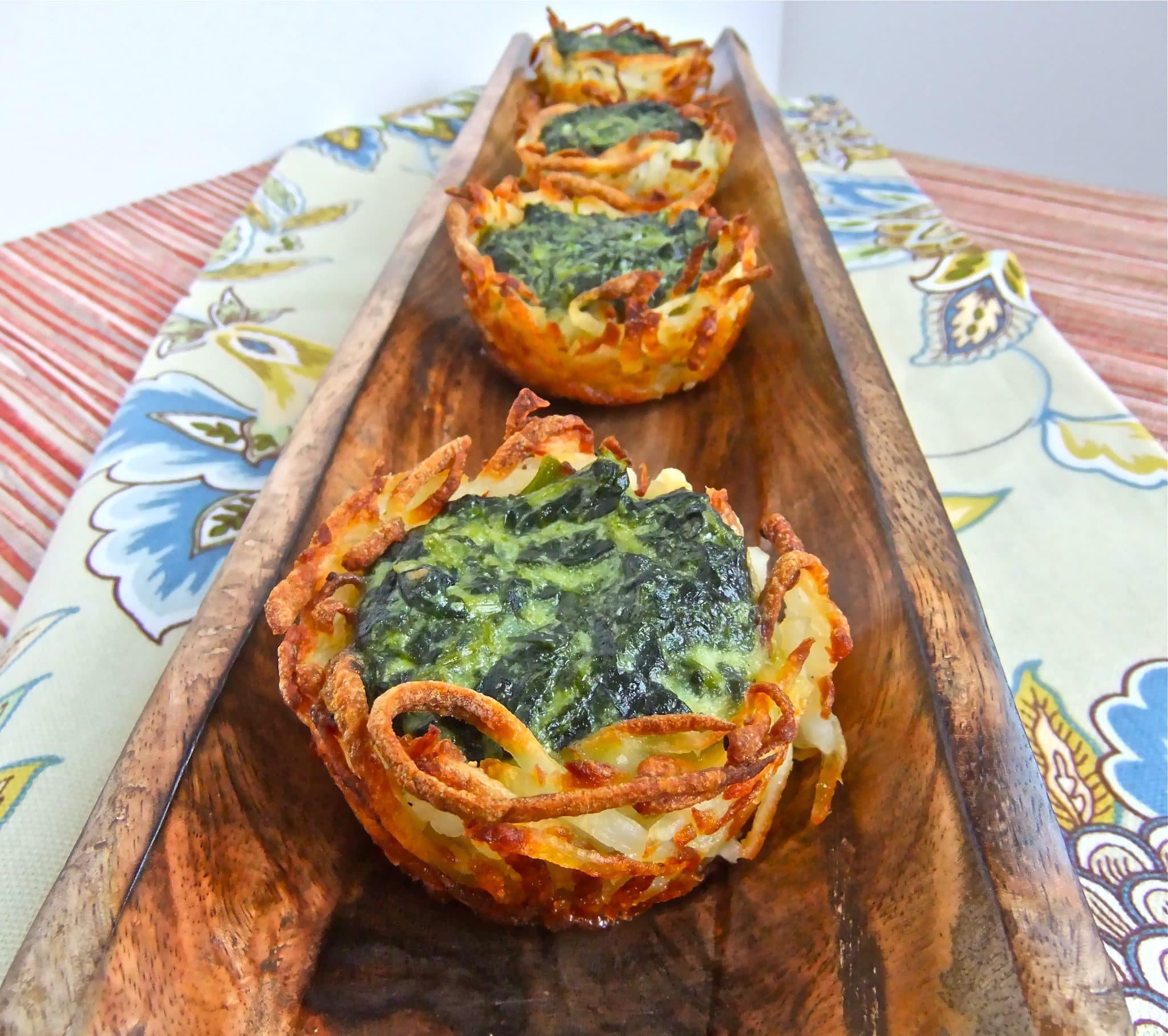 Spinach Potato Nest Bites | Easy Finger Foods | Recipes And Ideas For Your Party