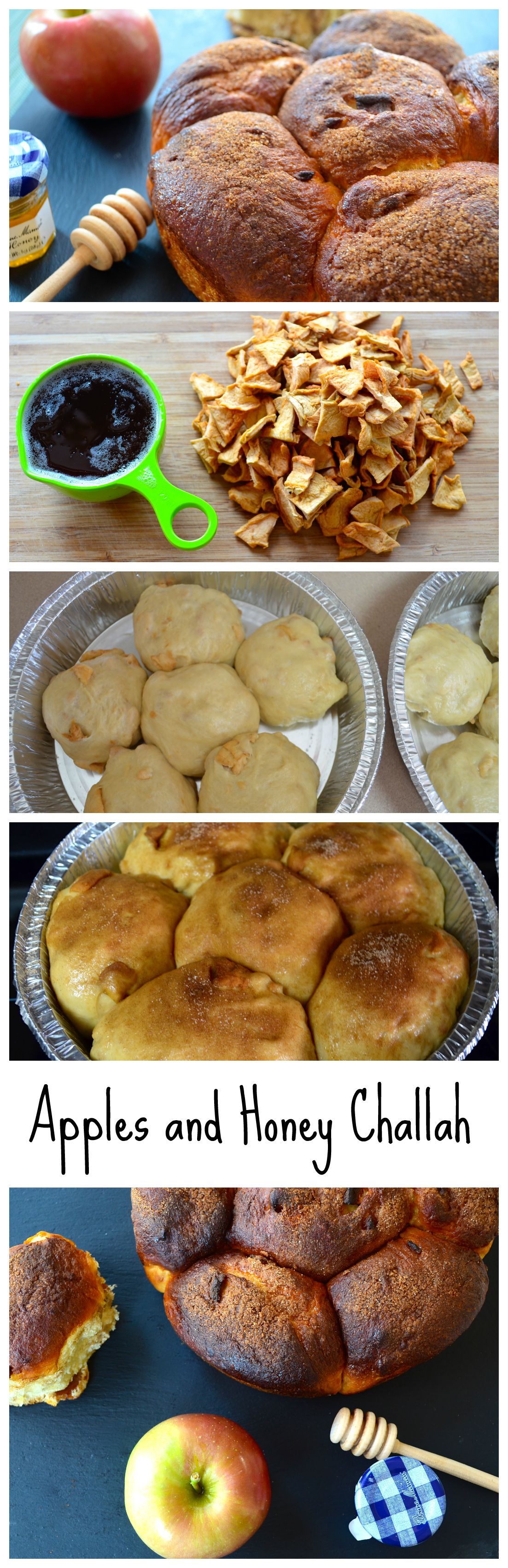 Apples and Honey Challah for Rosh Hashanah