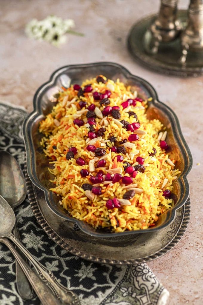 Rosh Hashanah Sweet Basmati Rice with Carrots and Raisins - May I Have ...
