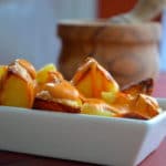 Tapas from Spain: Patatas Bravas - #vegan #vegetarian #potatoes #sides #thanksgiving #Kosher #parve