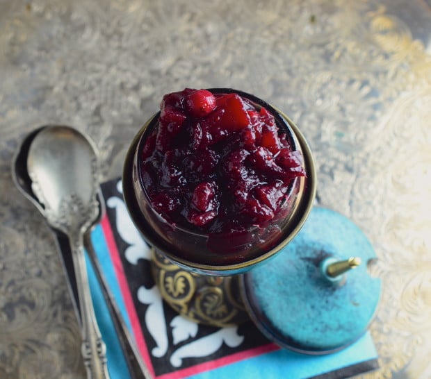 Try this Pear,Chianti and Fresh Cranberry Chutney, is a delicious variation on your classic Thanksgiving cranberry sauce. And you will never look back!