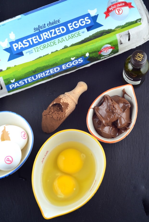 chocolate  hazelnut mousse  #eggs #safeEggs #pasteurized #dessert #Chocolate #nutella #mousse #kosher #vegetarian #protein #decadent