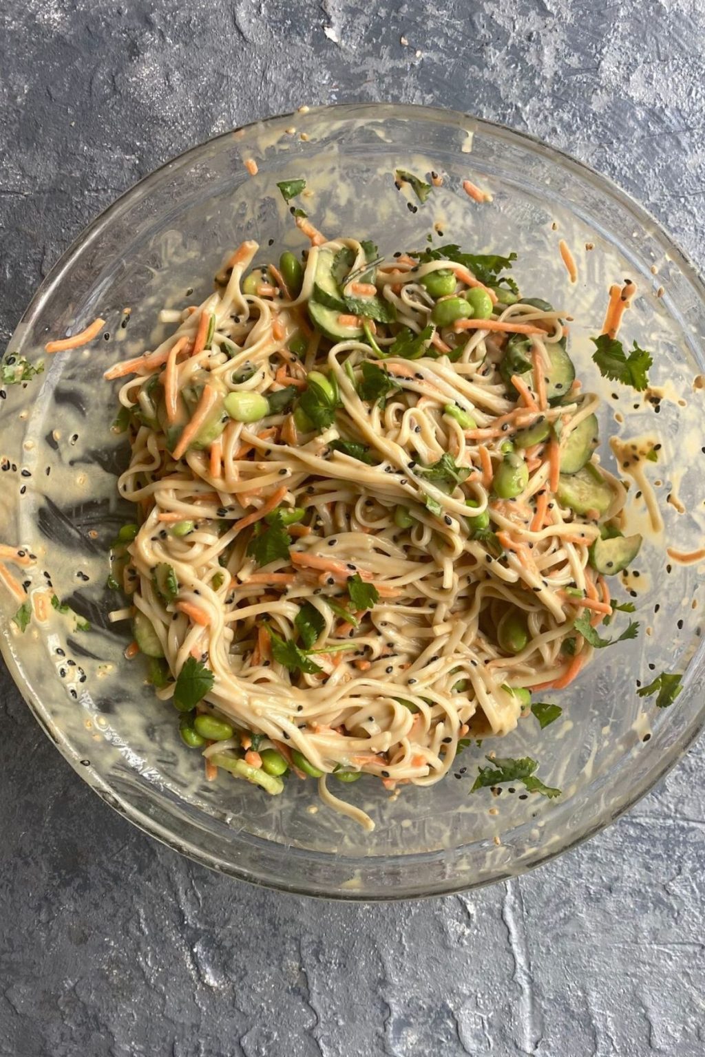 Soba Noodles With Miso Dressing