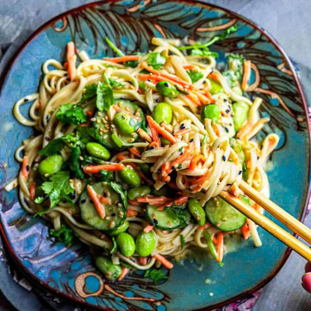 Soba Noodles With Miso Dressing