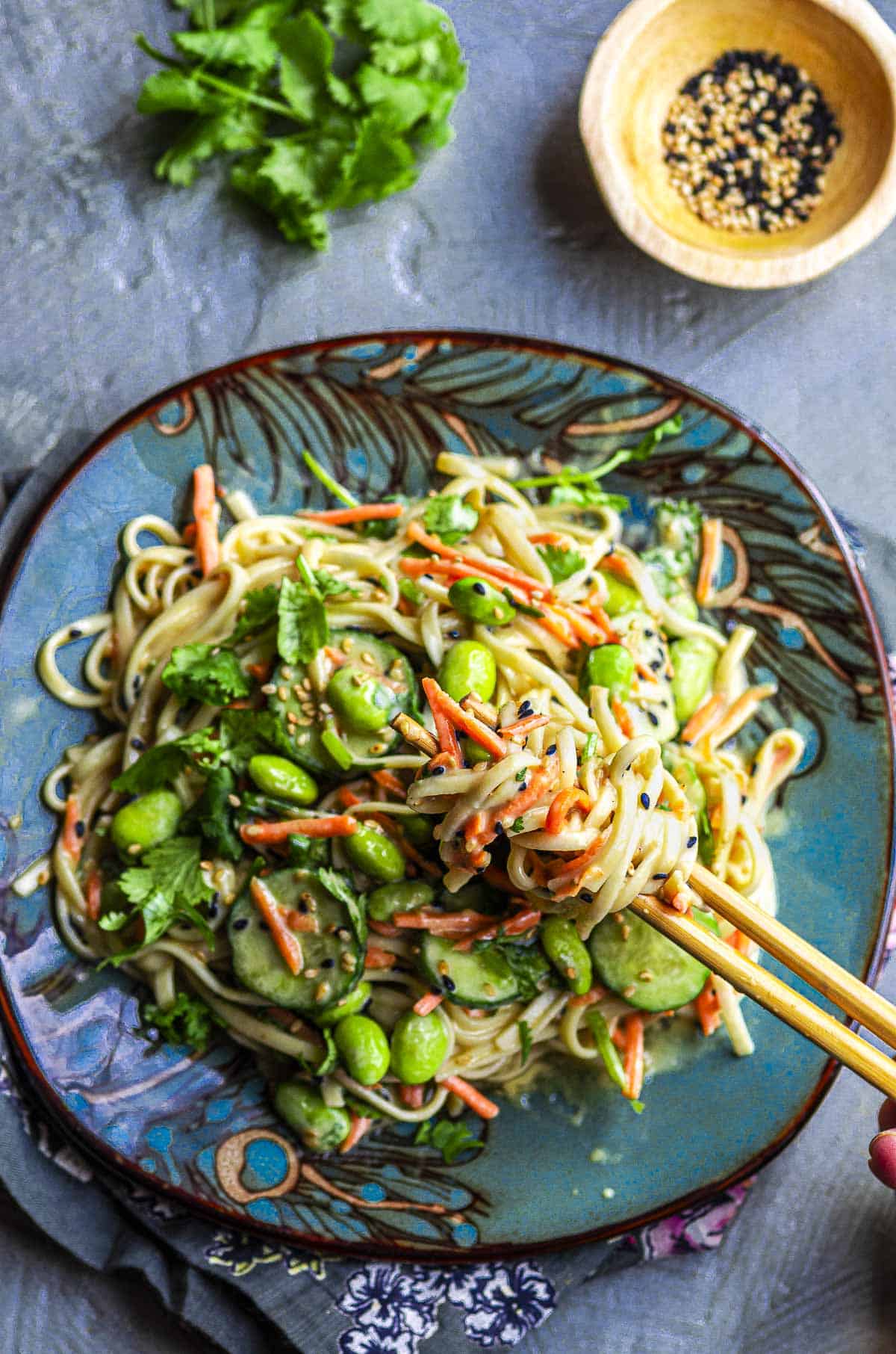 Soba Noodles With Miso Dressing