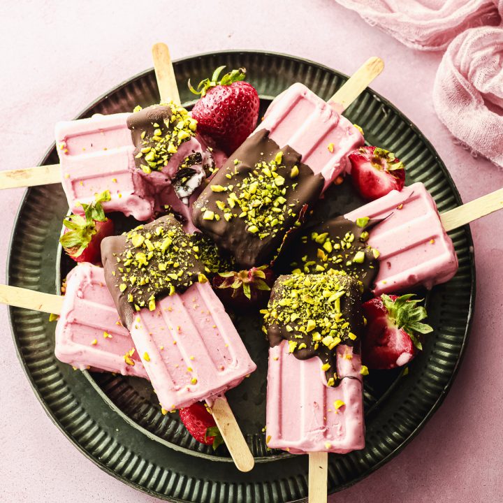 Strawberry Cheesecake Popsicles May I Have That Recipe?