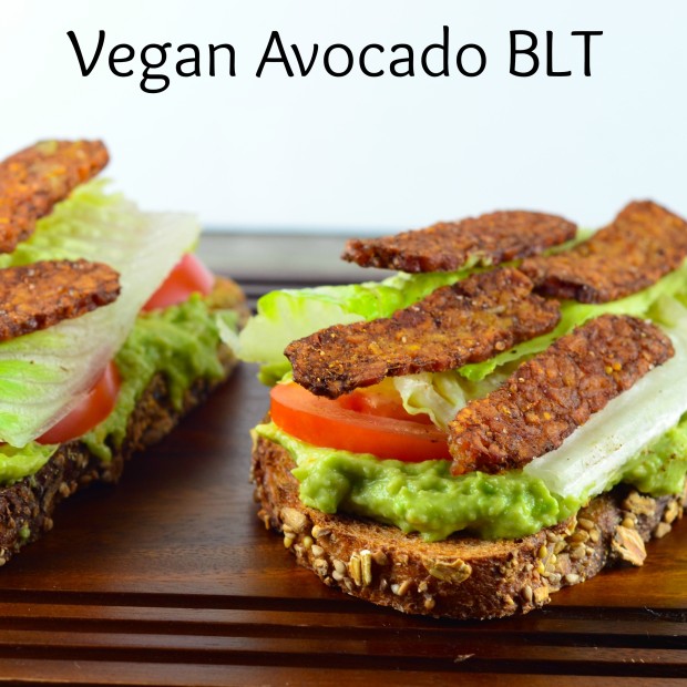Vegan Avocado BLT - #sandwich #BLT #Vegan #kosher #avocado #tomato #lettuce 