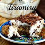 Vegan Tiramisu, home made vegan sponge cake, coco whip, chocolate and coffee. Do we need to say more?