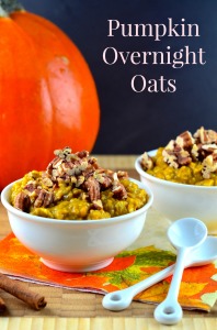 Pumpkin Overnight Oats - #Vegan #oats #overnight #pumpkin #kosher #glutenFree #breakfast