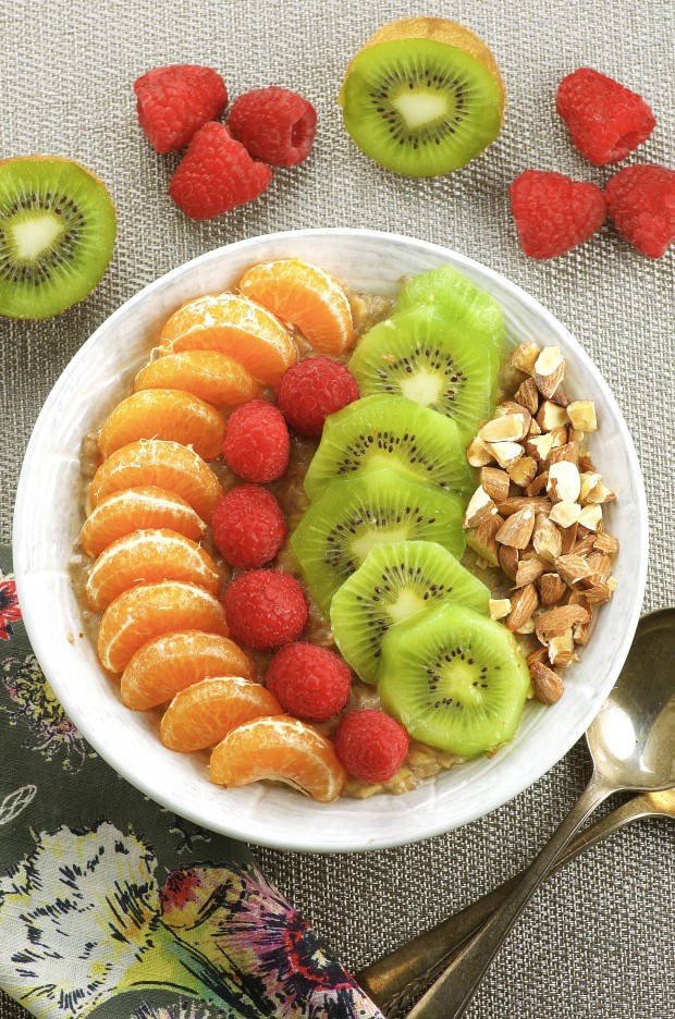 Give your morning a powerful immune boosting start with this mouthwatering Power C Oatmeal and Fruit Bowl