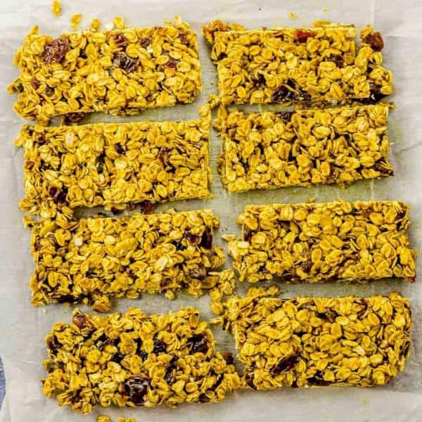 Tahini, Turmeric & Date Vegan Granola Bars May I Have That Recipe?