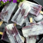 blueberries and cream popsicles:You'll love how simple and easy to prepare these Blueberries And Cream Popsicles are. An awesome summer treat!