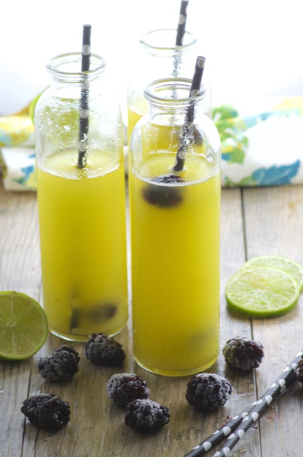 Piña Colada Agua Fresca, a light and refreshing summer drink.