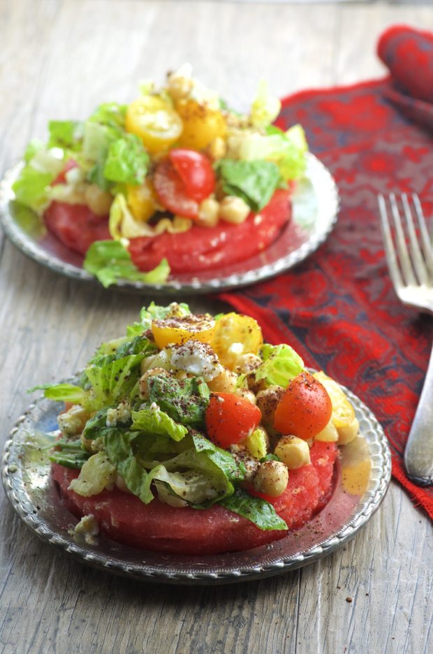 Watermelon Steak Salad