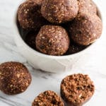 Cocoa Nut Energy Balls - great as a pre or post workout snack, after school snack or afternoon pick me up. Vegan