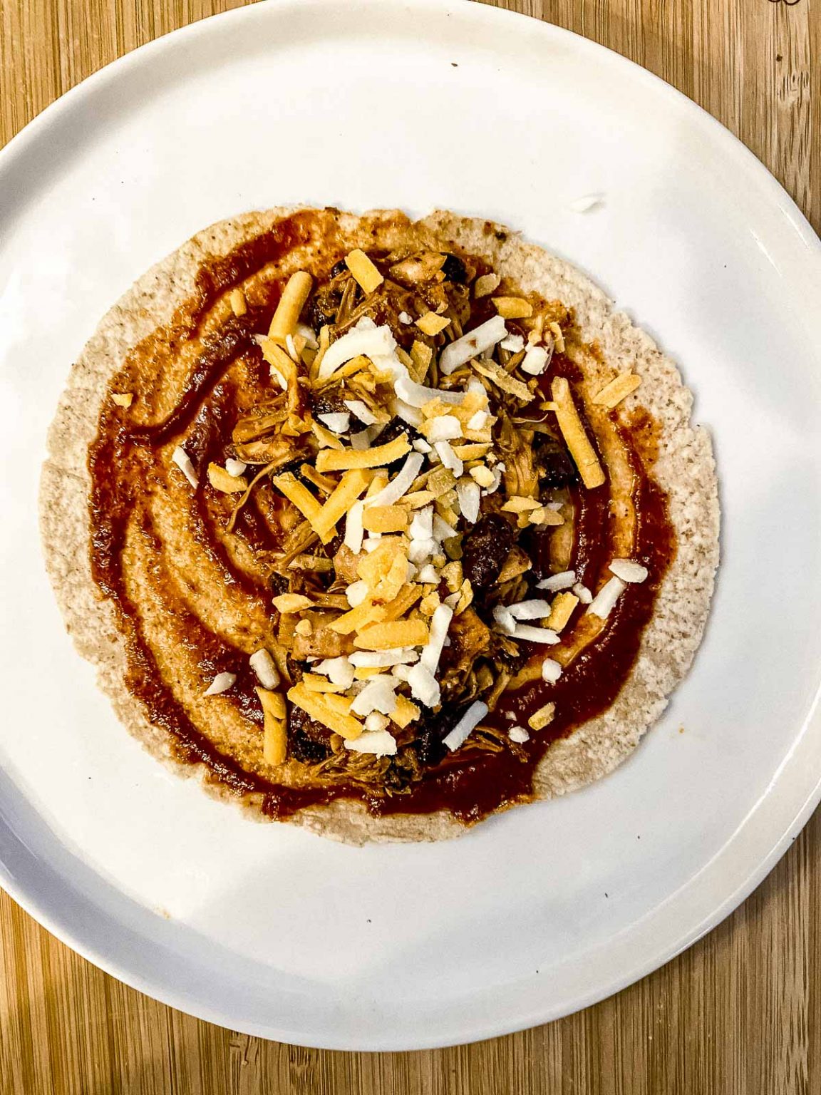 Vegetarian Enchiladas with Black Beans and Jackfruit