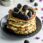 Surprise Mom with breakfast in bed on Mother's Day! These Vegan Whole Wheat Pancakes With Lemon Cashew Ricotta are easy, elegant and delicious.