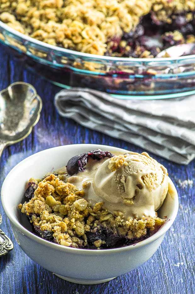 Vegan Blueberry Crumble May I Have That Recipe