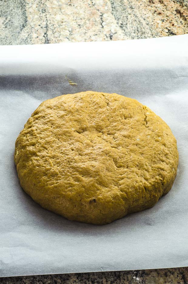 Pumpkin scone dough