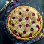 This vegan Cranberry Pear Pie is the perfect wait to end your Thanksgiving meal. With the right balance of sweet and tart, and pretty to look at! Check out our recipe with step by step instructions.