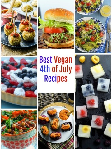 4th of July recipes collage