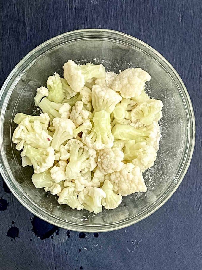  bowl with cauliflower florets