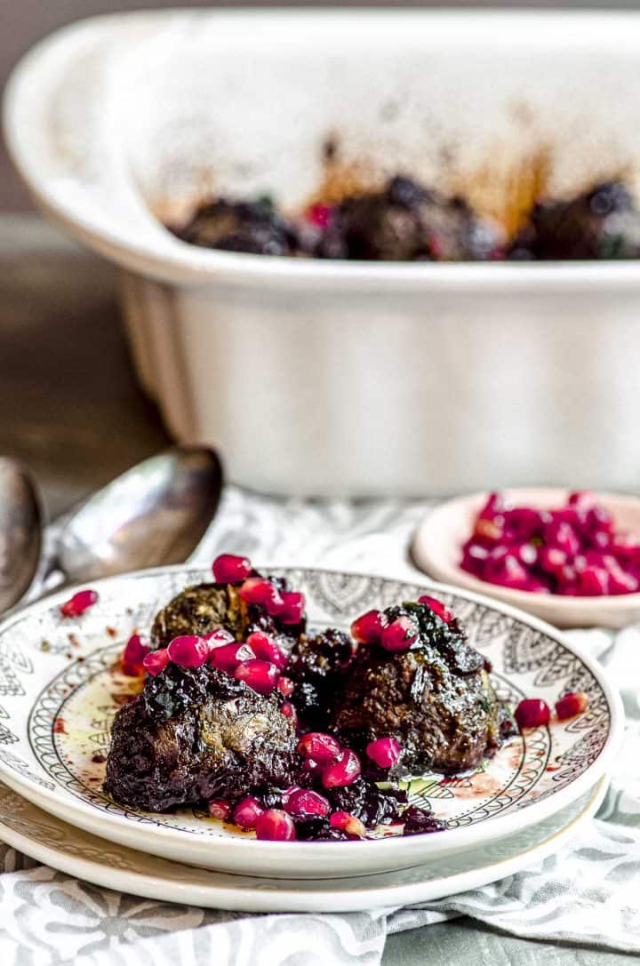 Eggplant Meatballs with Pomegranate Molasses May I Have That Recipe?