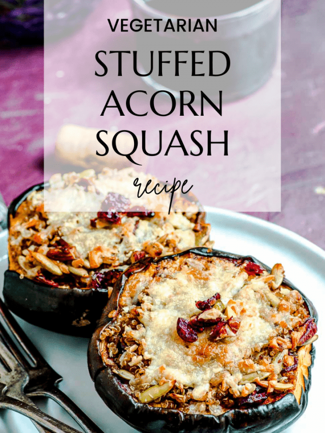 Vegetarian Stuffed Acorn Squash