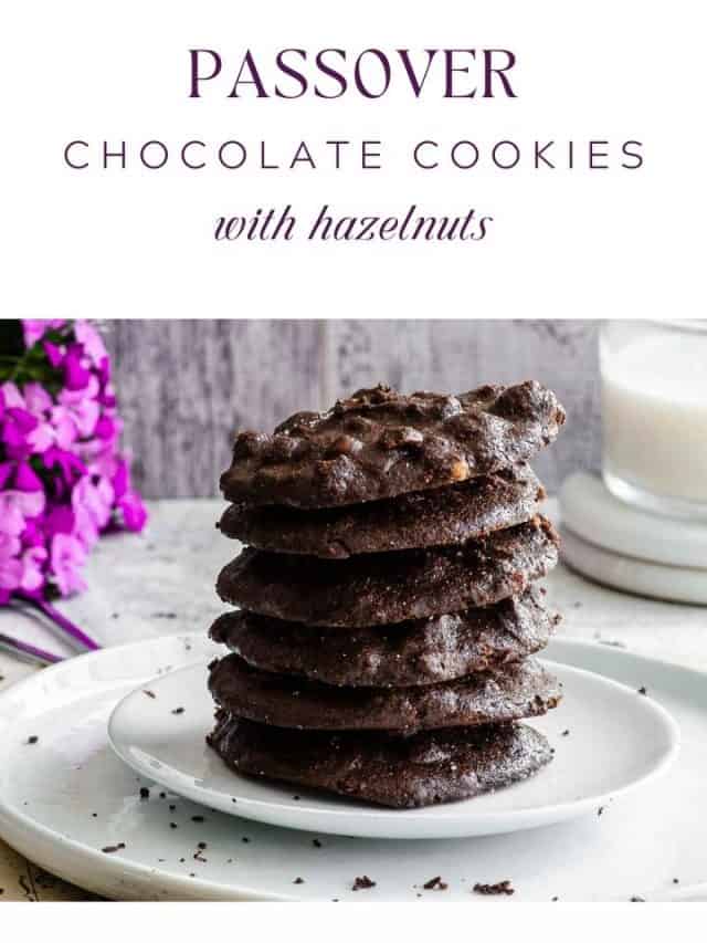 Flourless Vegan Chocolate Cookies Passover Recipe