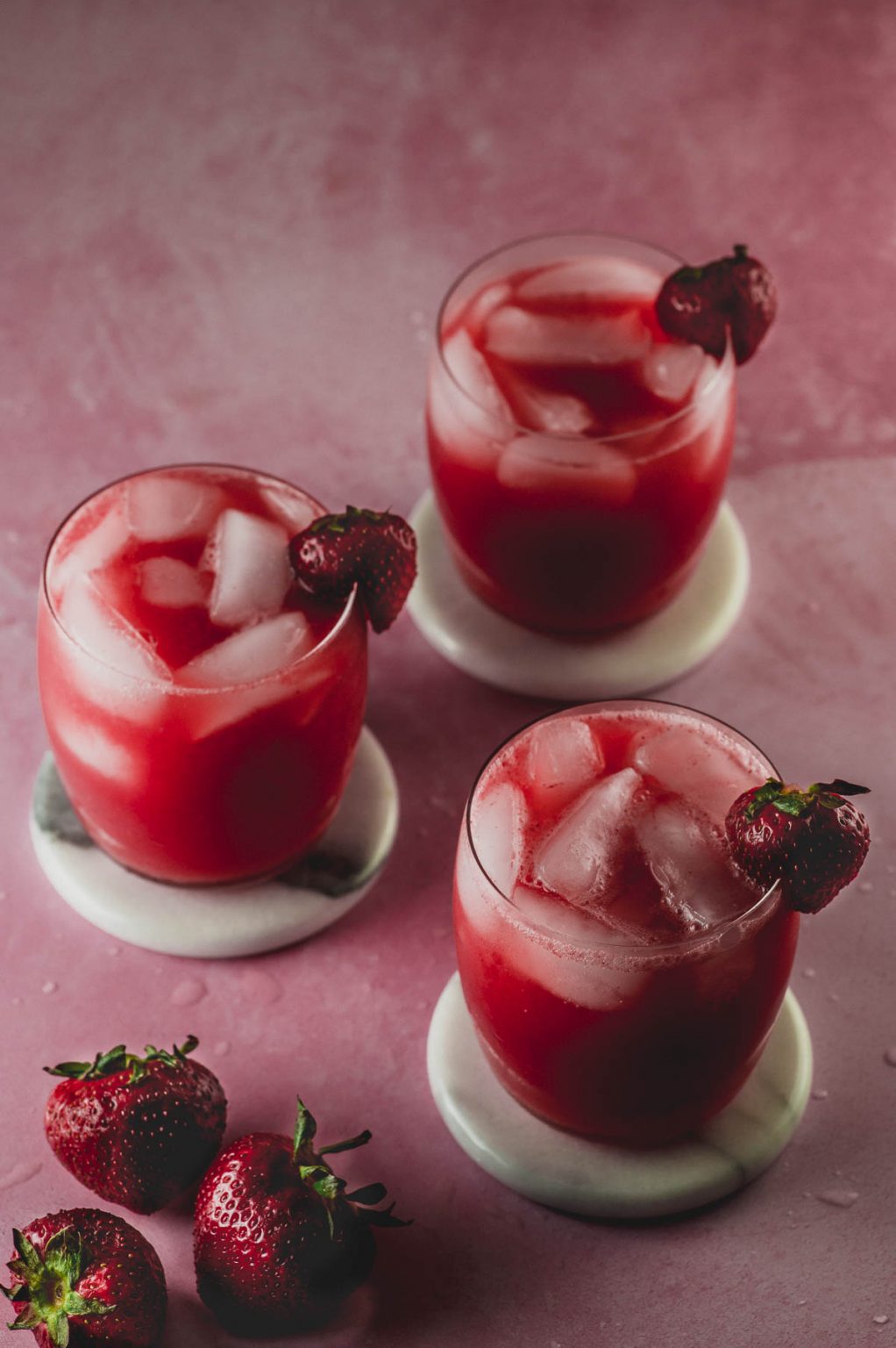 Lush Strawberry Agua Fresca Recipe Artwork Concept Lush Strawberry Agua Fresca Recipe Artwork Concept