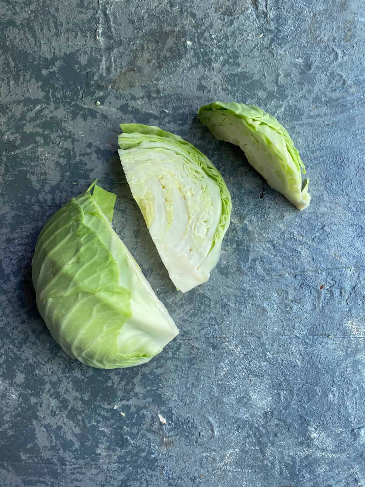cabbage cut in slices
