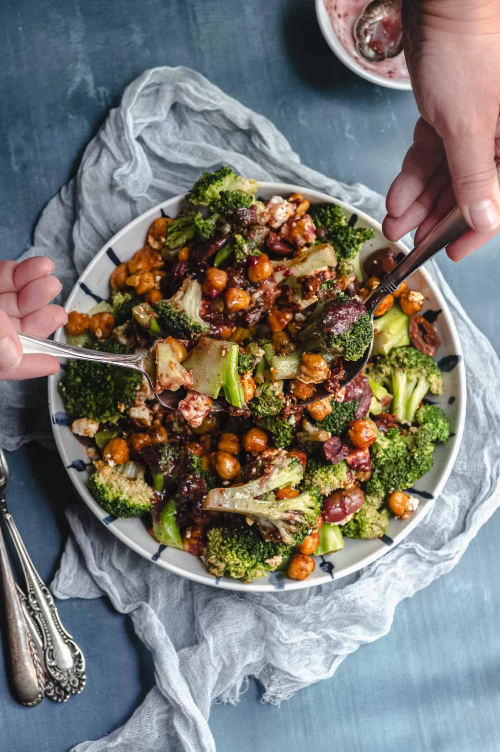 Broccoli Salad With Chickpeas and Feta Cheese May I Have That Recipe?