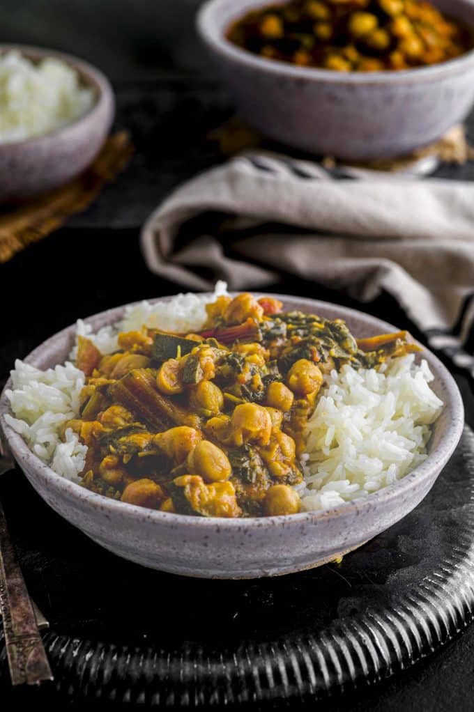 Vegan Stew with Swiss Chard and Chickpeas - May I Have That Recipe?